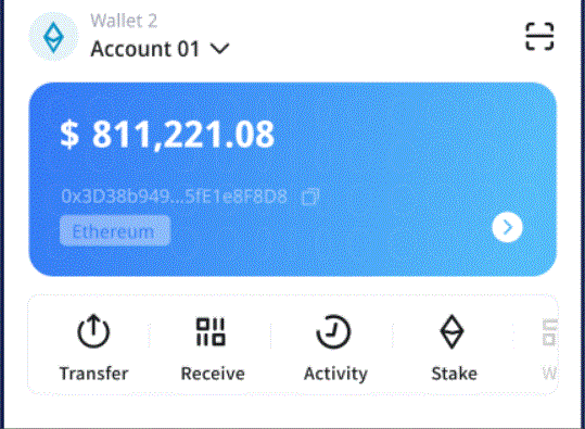 imtoken显im官网示usdt